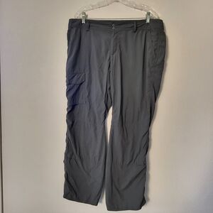 Columbia Gray Cargo Pants Lightweight Performance